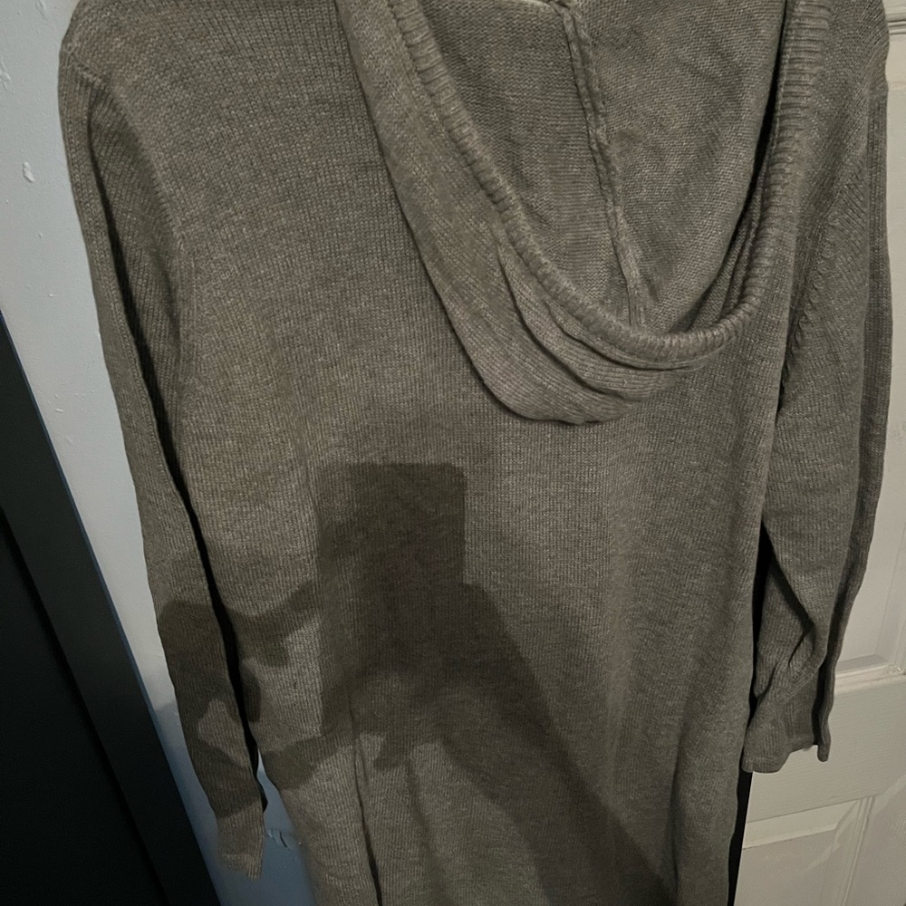 Torrid Grey long sleeved hooded sweater dress size 3 with tag - Picture 4 of 4